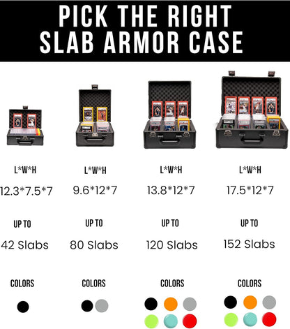 Slab Armor Graded Card Case — Holds 40+ PSA / BGS / SGC Slabs