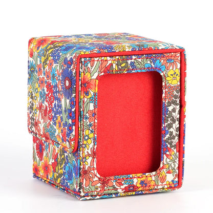 120+ trading card deck box with display window and magnetic lid