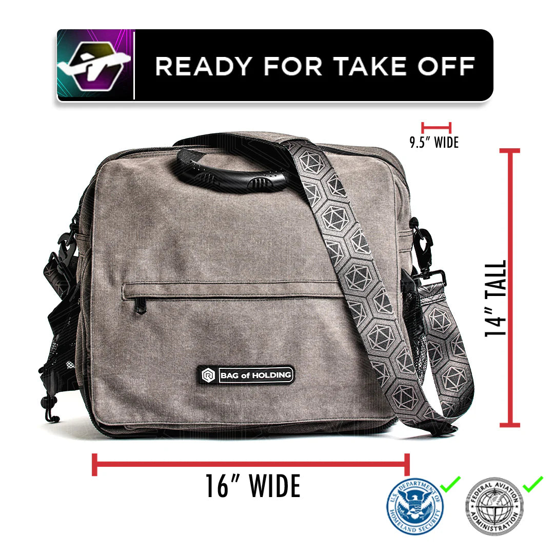 Messenger Bag of Holding canvas gaming and travel bag