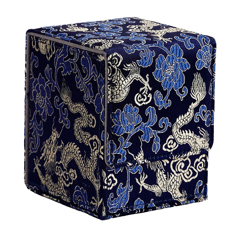 120+ trading card deck box with display window and magnetic lid