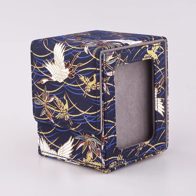 120+ trading card deck box with display window and magnetic lid
