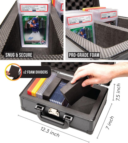 Slab Armor Graded Card Case — Holds 40+ PSA / BGS / SGC Slabs