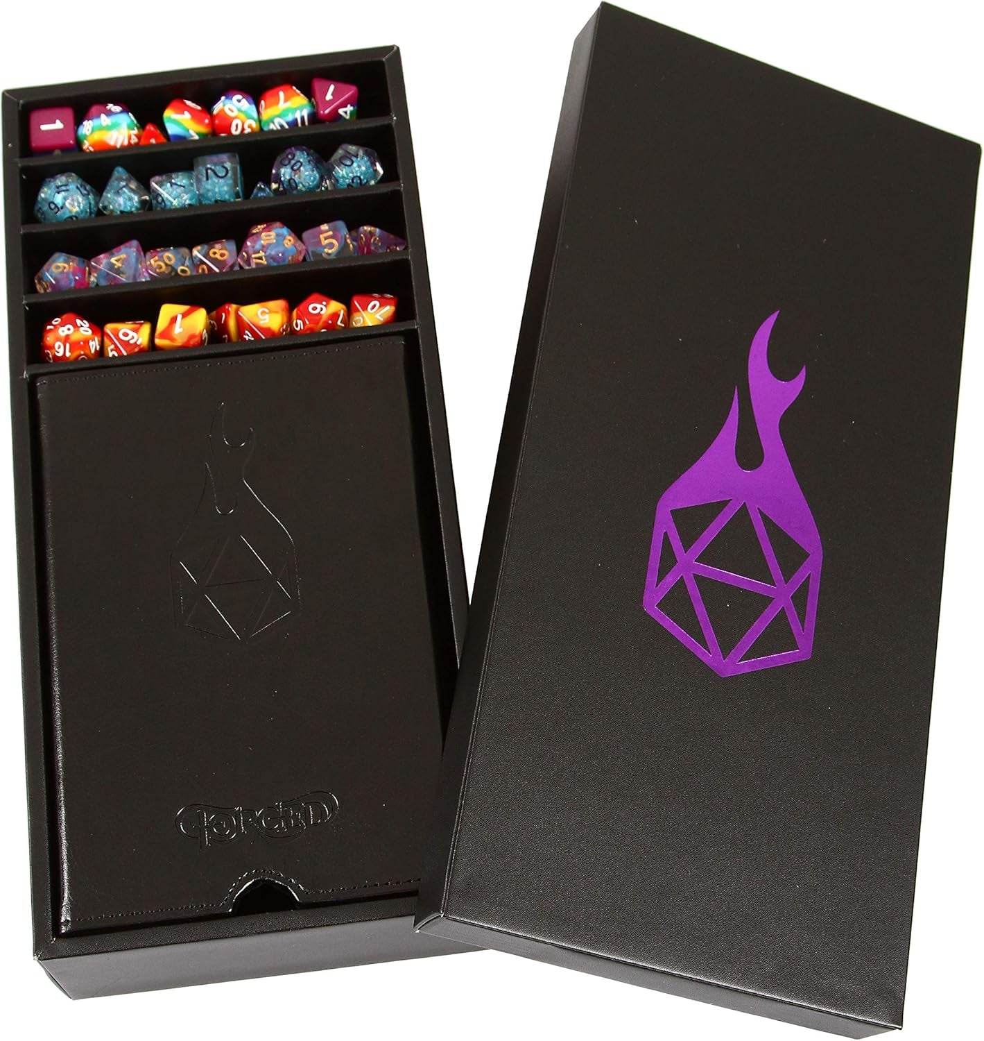 Citadel dice tray felt-lined rolling surface — alternate view